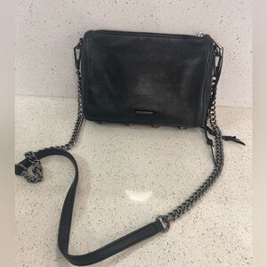 Rebecca Minkoff Black Leather Crossbody Bag